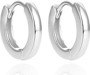 Agato Minimalist silver hoop earrings AGUC3468