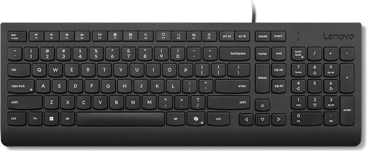 Lenovo Essential Wired Keyboard (Black) - Nordic