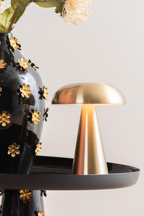 Image du produit Leitmotiv - Tafellamp Rachel LED - Geborsteld goud