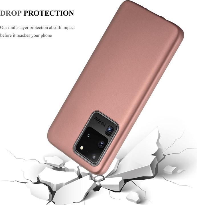 Actual product image Cadorabo TPU Matt Metallic Cover (Samsung Galaxy S20 Ultra)