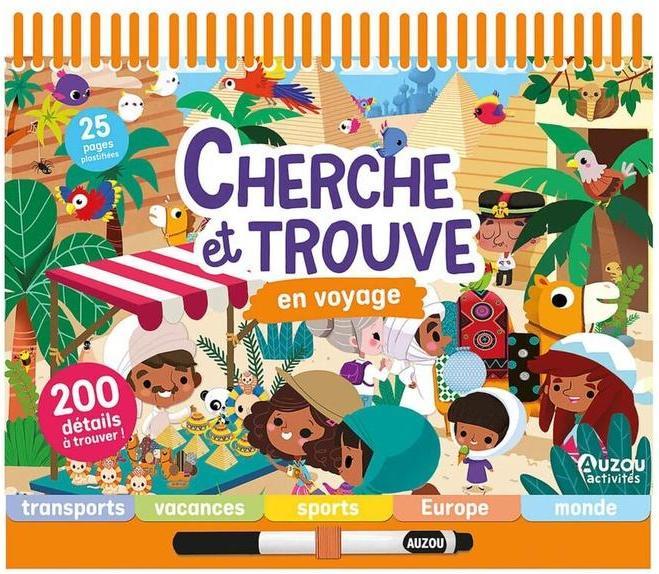 Produktbild Auzou France Cherche et trouve : en voyage (Französisch, Collectif, 2025)