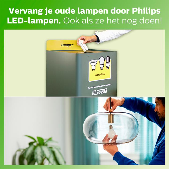 Produktbild Philips Lampe (E27, 4.30 W, 470 lm, 3 x, F)