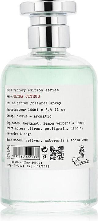 Actual product image Emir Ultra Citrus Eau De Parfum 100ml (Eau de parfum, 100 ml)