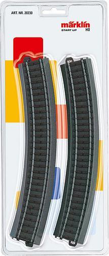 Actual product image Märklin H0 C track (with ballast) 20230 (Track H0)