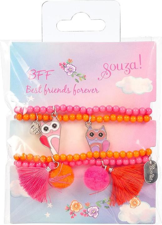 Produktbild Souza Geschenkset BFF Phine, pink, 4 Armbänder (MQ6)