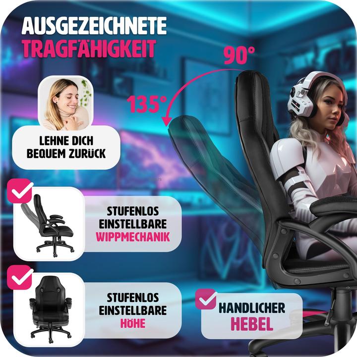 Actual product image tectake Office Chair Benny