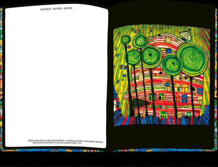 Produktbild Hundertwasser Agenda 2025 (Harter Einband, Französisch, Englisch)