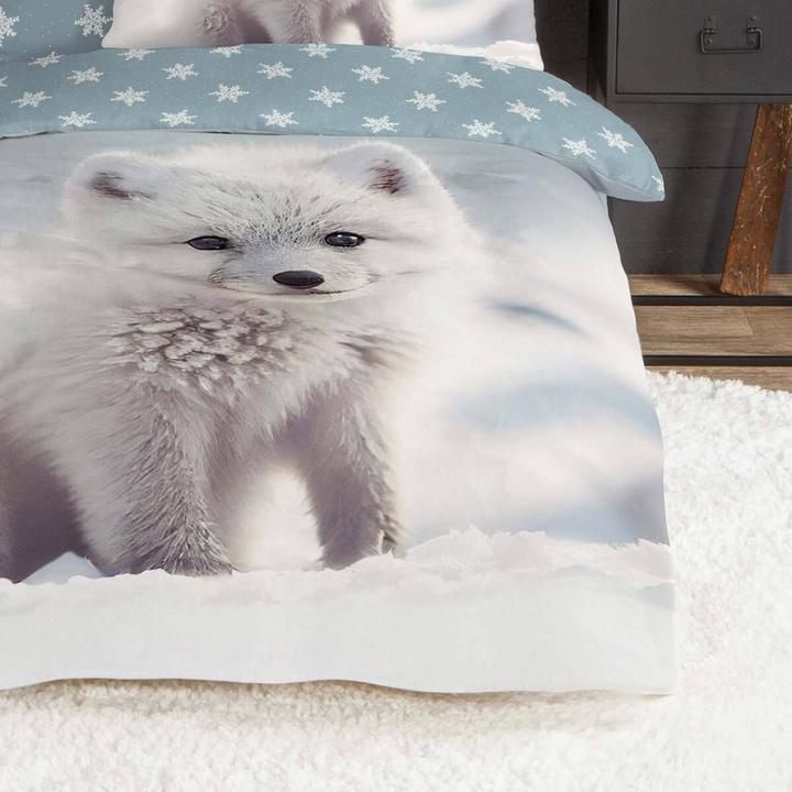 Produktbild Traumschlaf Polarfuchs (Duvetbezug, 135x200 cm + 80x80 cm)