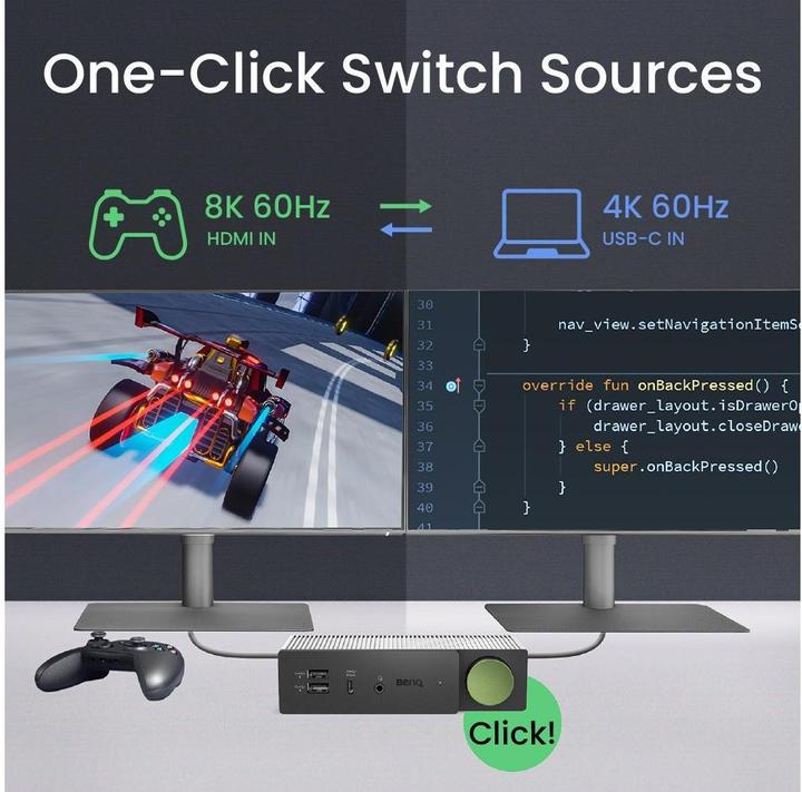 Actual product image BenQ beCreatus DP1310 (USB-C, 13 Ports)