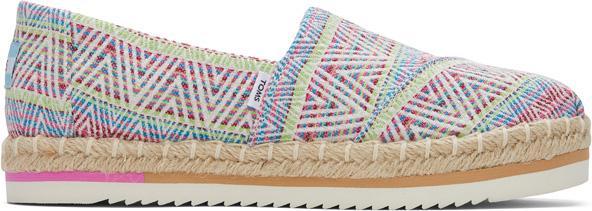 Toms W's AlpargataPlatformRopePrint (36)