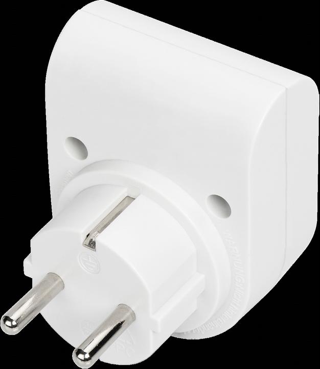 Produktbild Digitus Überspannungsschutzadap. LED 1xCEE 7/7 TV-GS CE-LVD