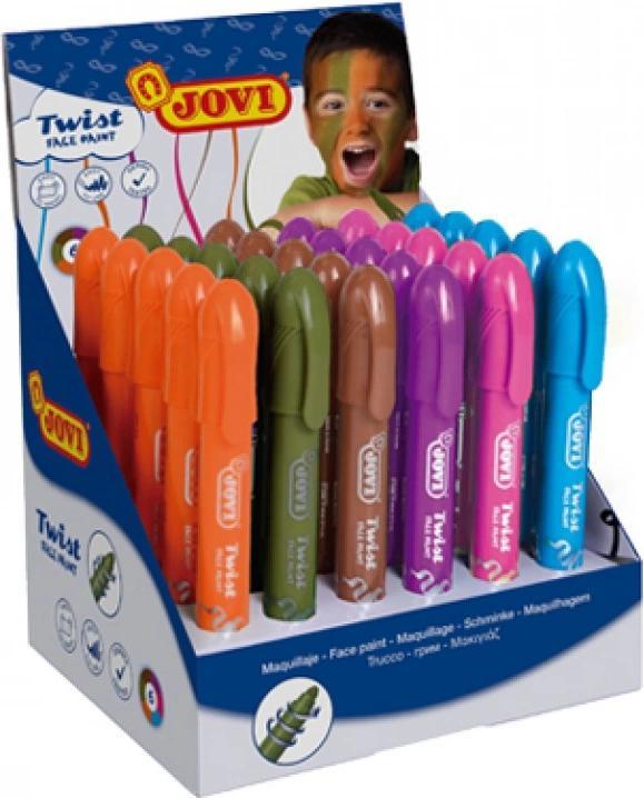 Jovi Twist Make Up - Display - 30 Units - Assorted Colo
