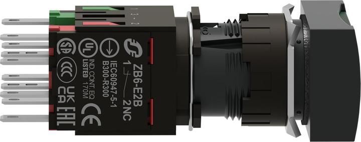 Actual product image Schneider Electric Illuminated push-button, green Ř 16, flat, o. XB6DW3B5B