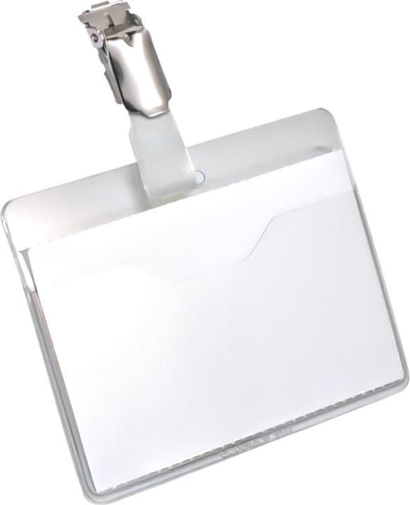 Image du produit Durable Badges en plastique rigide avec clip ouvert en haut
