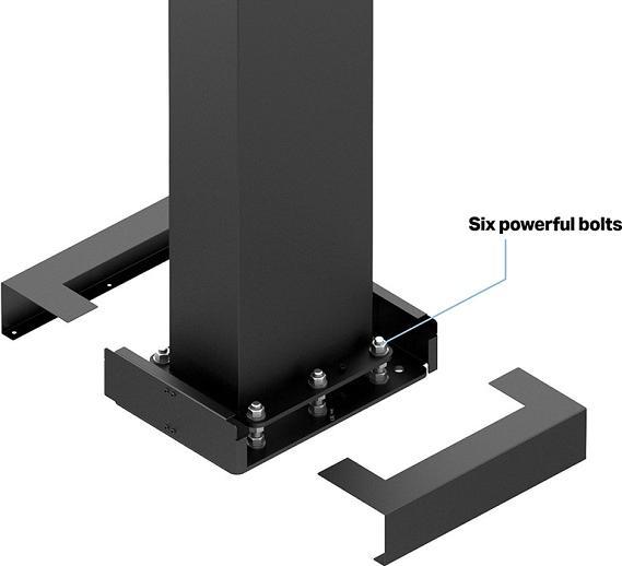 Produktbild Multibrackets 55" Outdoor Stele Portrait zu LG Full Outdoor