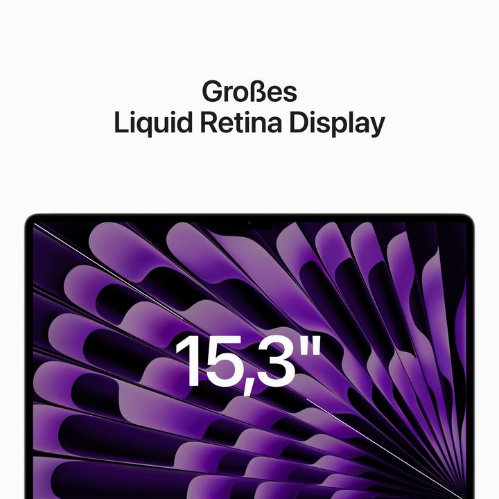 Image du produit Apple MacBook Air - 2023 (15", M2, 8 Go, 256 Go, DE)