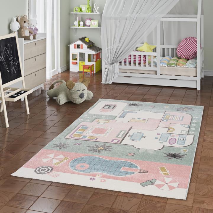 Actual product image Pergamon Kinder Teppich Maui Kids Spielhaus (80 x 150 cm)