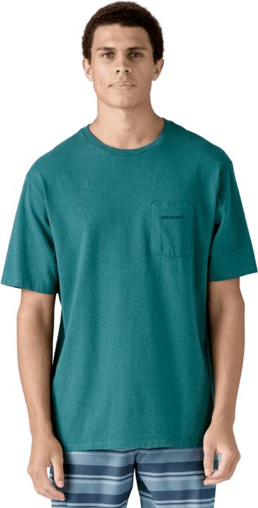 Immagine prodotto Patagonia M's Boardshort Logo Pocket Responsibili-Tee -Wetland Blue -S (S)