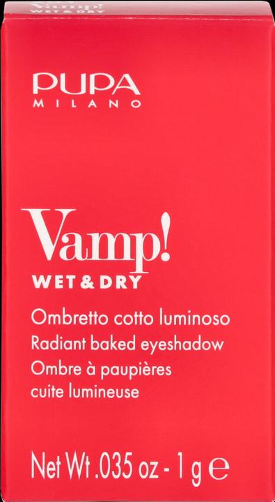 Actual product image Pupa Milano Highly pigmented eyeshadows Vamp! (Compact Eyeshadow) 1.5 g - Shade: 201 Champagne (201 Champagne)