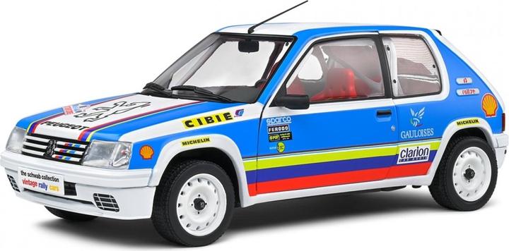 Image du produit Solido 1:18 Peugeot 205 Rallye 1.9L blanc