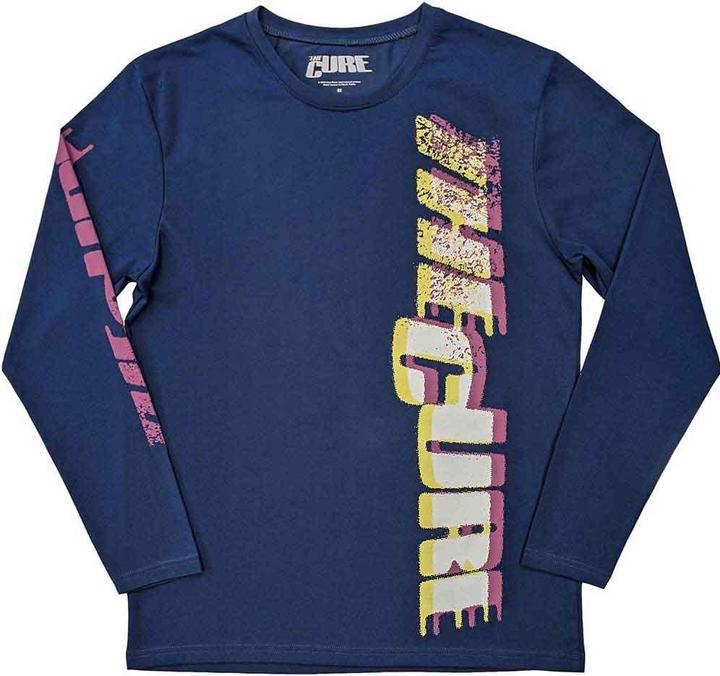 Actual product image The Cure Glitched Logo (Longsleeve) (S)