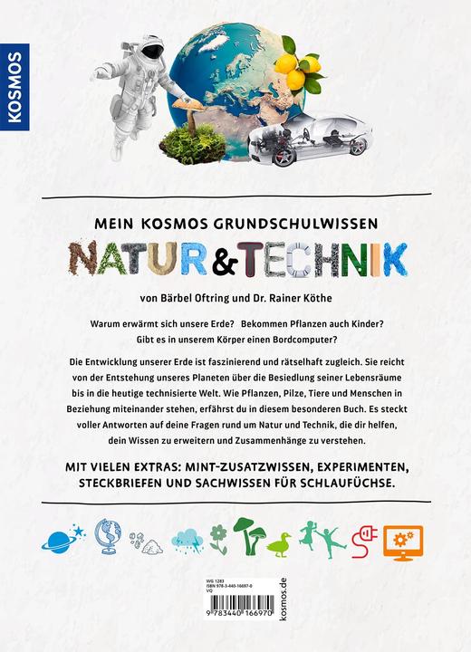 Produktbild Kosmos Mein Grundschulwissen Natur und Technik (Deutsch, Rainer Köthe, Bärbel Oftring, 2021)
