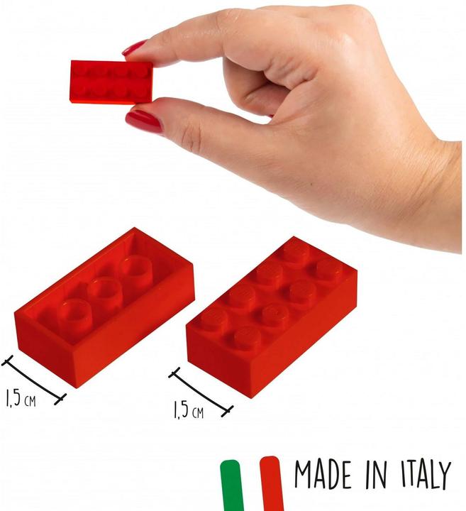 Image du produit Androni Blox 40 briques rouges de 8 dans une boîte