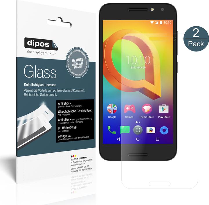 Actual product image Dipos Screen Protector Anti-Shock (1 Piece, Alcatel A3)