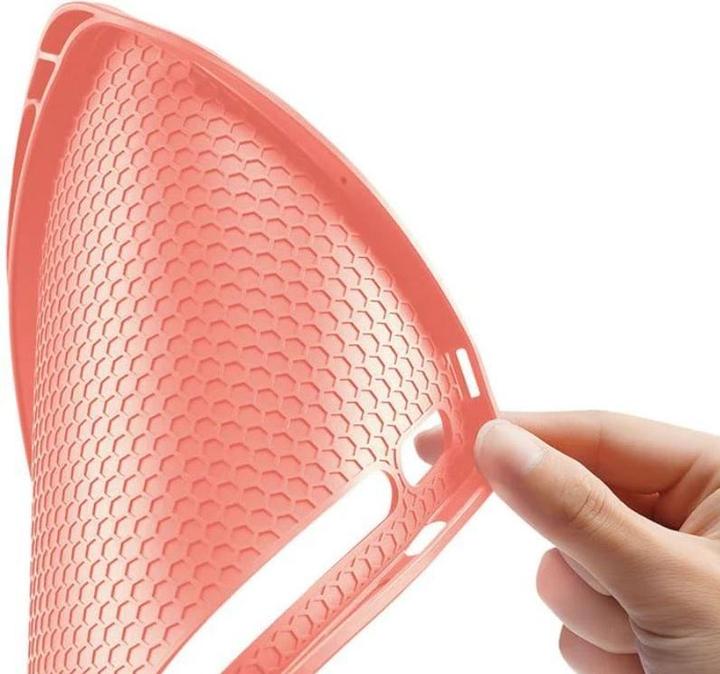 Actual product image Samsung Galaxy Tab S10 FE Plus - Ducis Domo Series, aufstellbares Flip-Etui, Pink (Samsung Galaxy Tab S10 FE+)