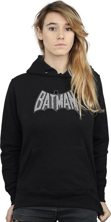 Image du produit - Sweat à capuche BATMAN RETRO CRACKLE LOGO - Femme (XL)