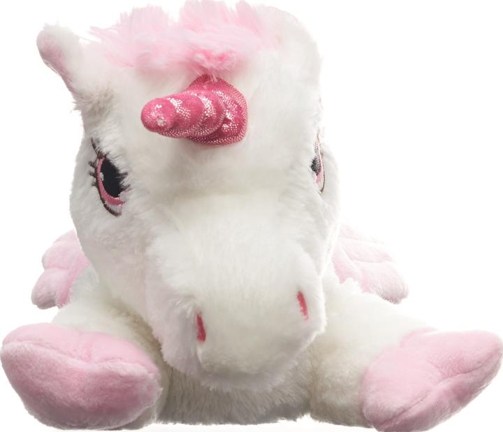 Habibi Pegasus weiss mit rosa Glitzerhorn