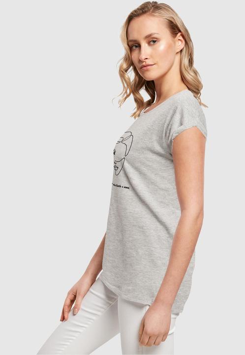 Immagine prodotto Merchcode Donna WD - Maglietta a spalla larga con figura di donna - 117161 (S)