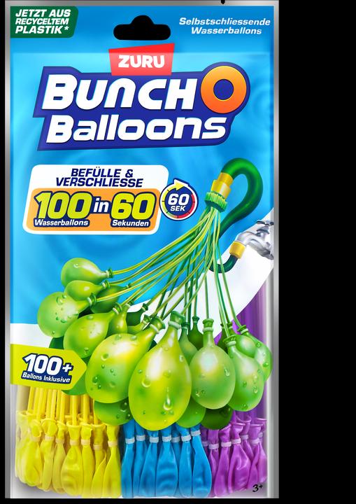 Image du produit Zuru 100 bombes à eau ™ Bunch O Balloons couleurs assorties (100 x)