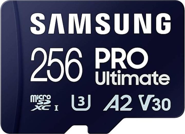 Immagine prodotto Samsung PRO Ultimate con lettore di schede (256 GB, microSDXC, U3, UHS-I)