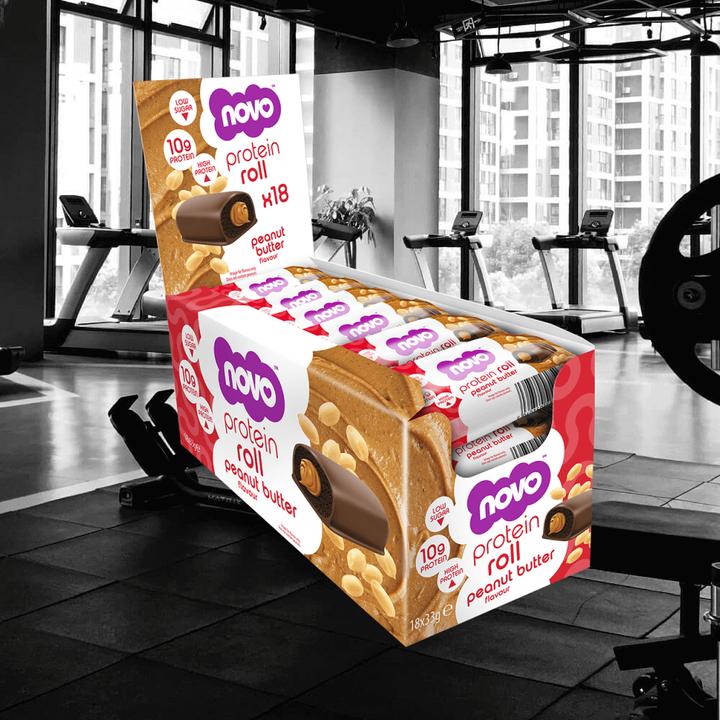 Produktbild Novo Protein Roll Bar (Peanut Butter, 1 Stk., 614 g)