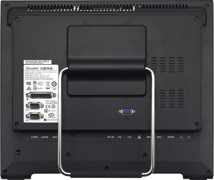 Produktbild Shuttle Barebone X50V6 Black Touchscr. AiO (Intel Celeron 3865U)