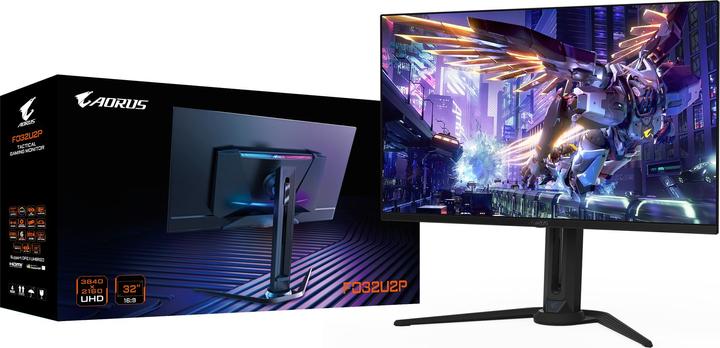 Actual product image Gigabyte Aorus FO32U2P (3840 x 2160 Pixels, 31.50")