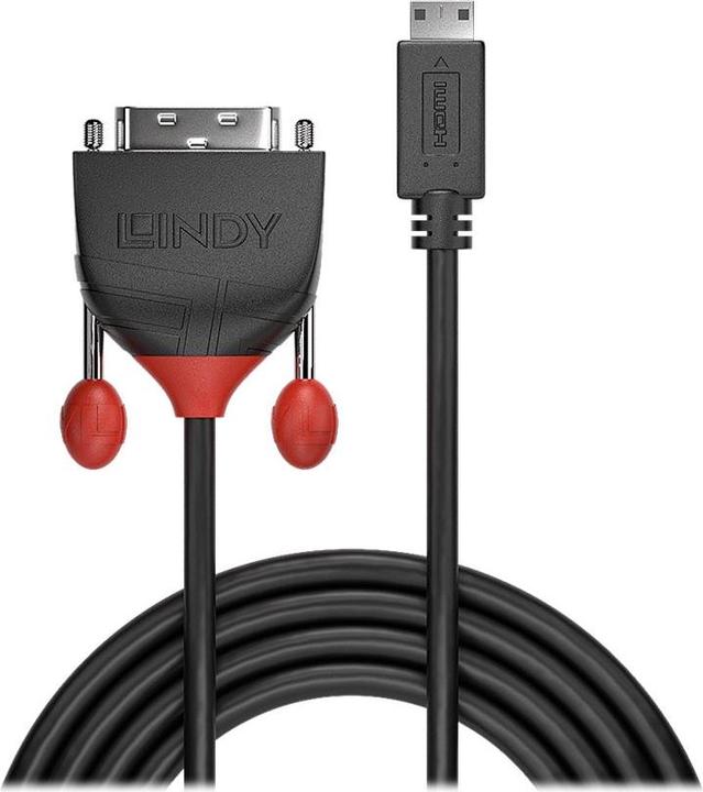 Actual product image Lindy mini HDMI (Typ C) — DVI (3 m, HDMI, DVI)