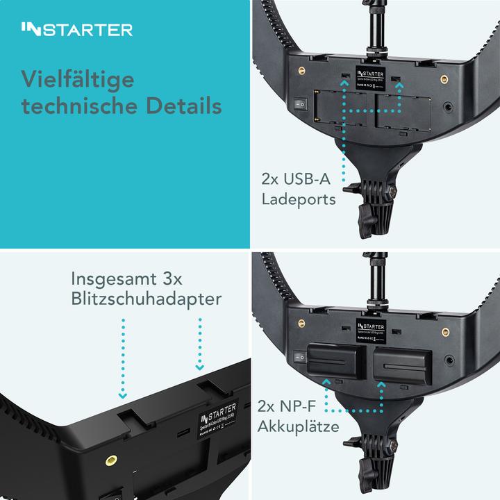 Produktbild Wiltec Spectar RGB LED Ring 3.2 Kit (Ringleuchte)