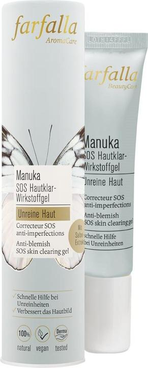 Produktbild Farfalla MANUKA SOS Hautklar-Wirkstoffgel für unreine Haut (Reinigungsgel, 15 ml)