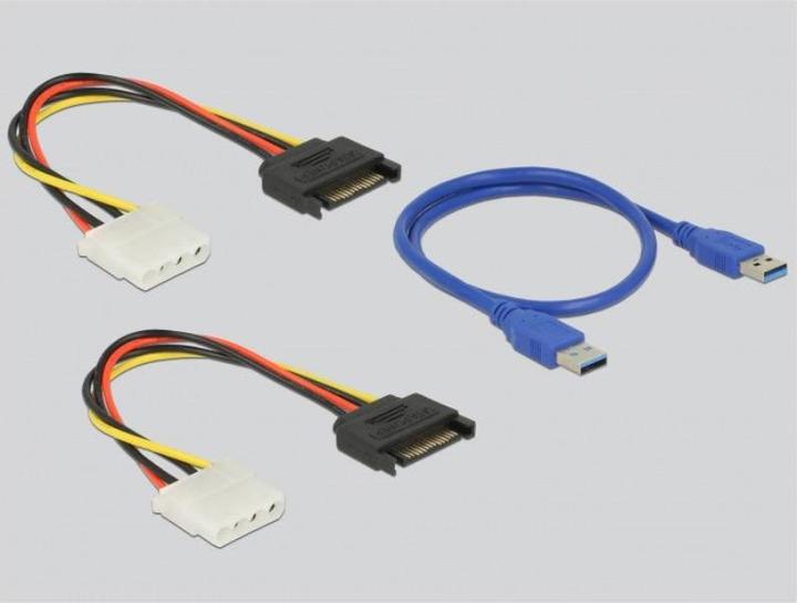 Image du produit Delock Carte PCI-Express riser, x1 à 4x x16