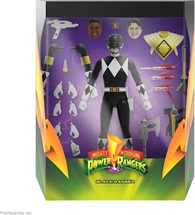 Produktbild Super7 Mighty Morphin Power Rangers figurine Ultimates Black Ranger 18 cm