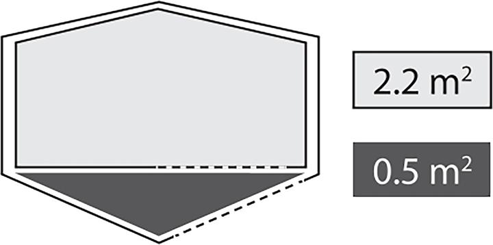 Actual product image Robens Starlight 2 Exp (Dome tent, 2.50 kg, 2 persons)