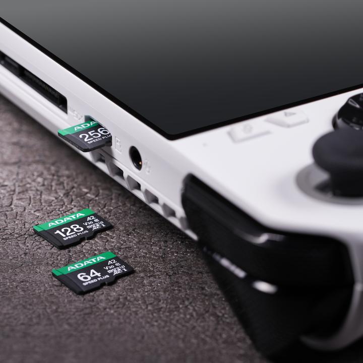Actual product image Adata microSD 128GB Speed Plus UHS-I U3 + adapter (128 GB, microSDXC, U3, UHS-I)