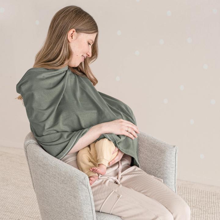 Actual product image Julius Zöllner Nursing cloth Jersey Uni Stone