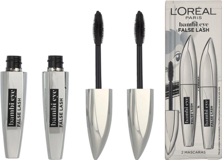 Produktbild L'Oréal Paris Loreal Bambi False Lash Mascara N.01 Black Duo Set 2*9 ml