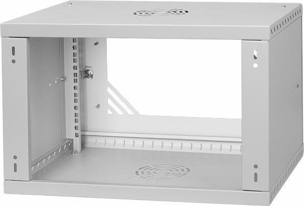 Produktbild Stalflex Rack Cabinet 19" 6U Glass Door Gray RC19-6U-350GG (6 HE, 19 Zoll Rack)