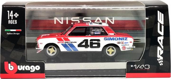 Immagine prodotto Bburago 925730.006 - BRE DATSUN 510 - 1:43 Race