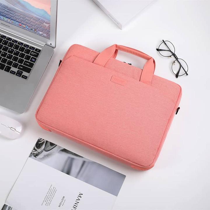 Actual product image Okade MacBook / Laptop bag, 15.6 inch, T64, Pink (15.60")