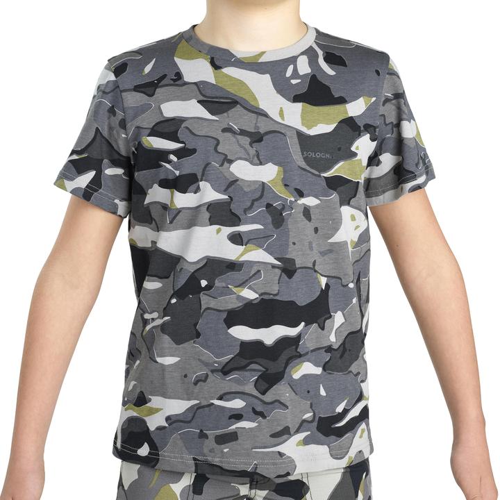 Immagine prodotto Solognac Maglietta bambino mimetica WOODLAND grigio